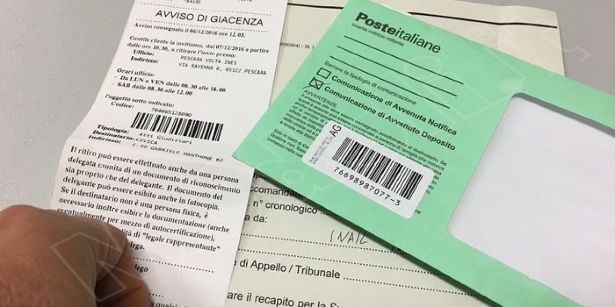 Notifica postale 1