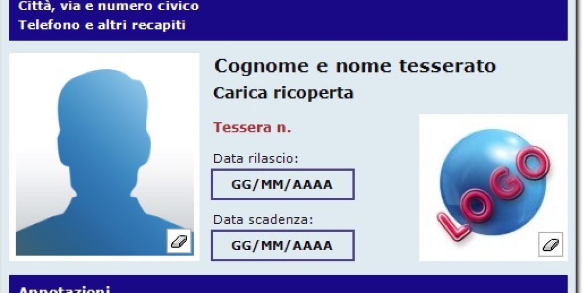 cartellino di riconoscimento