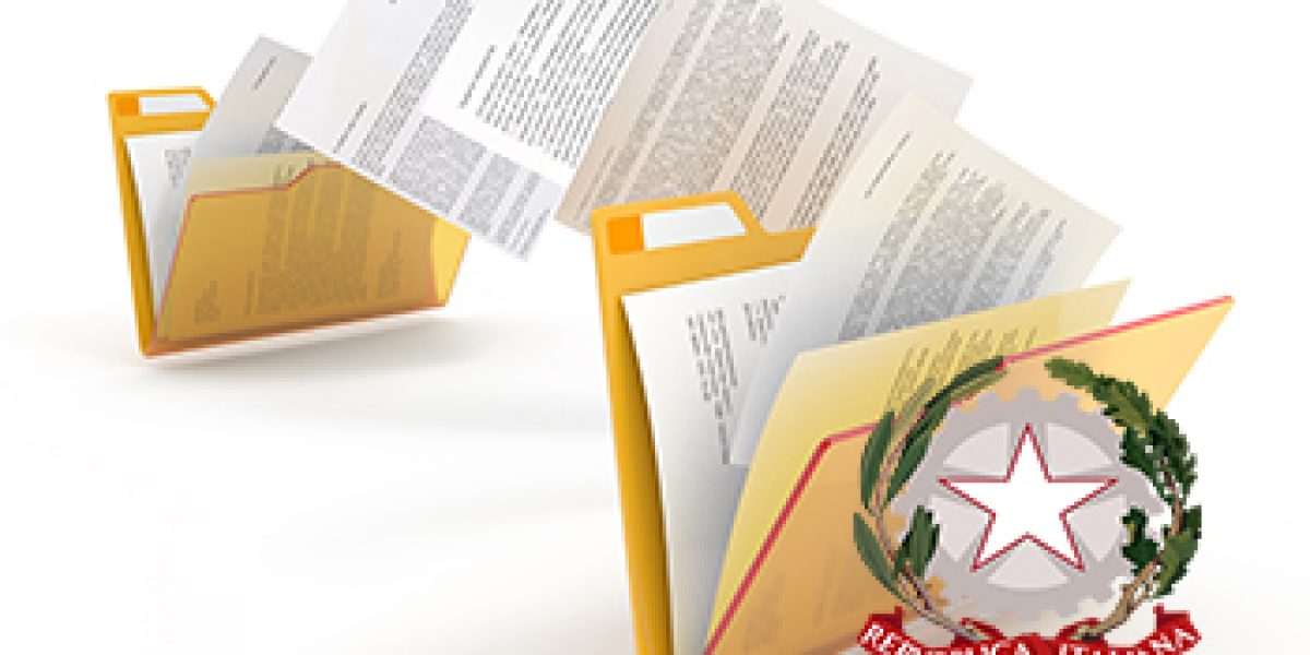 Moving documents between yellow folders. 3d illustration.